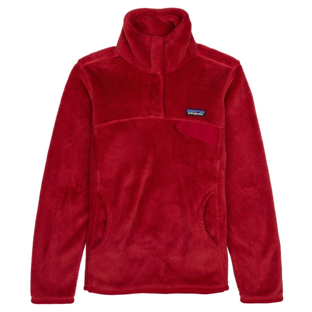 Red Patagonia Re-Tool Snap-T Pullover